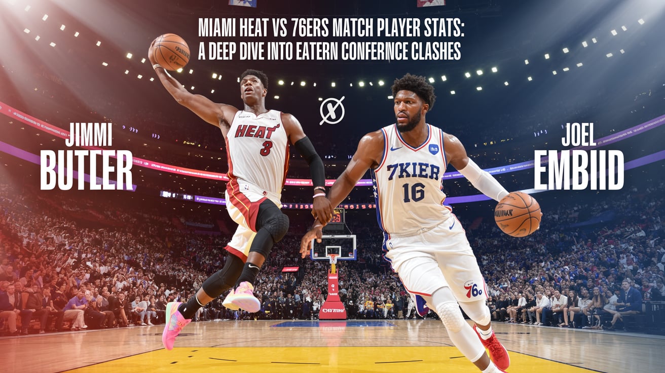 Miami Heat vs 76ers Match Player Stats
