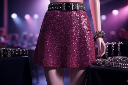 women's dark pink rockstar skirt​